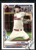 2021 Bowman 1st Edition #BFE-42 Mick Abel