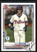 2021 Bowman 1st Edition #BFE-5 Nick Maton