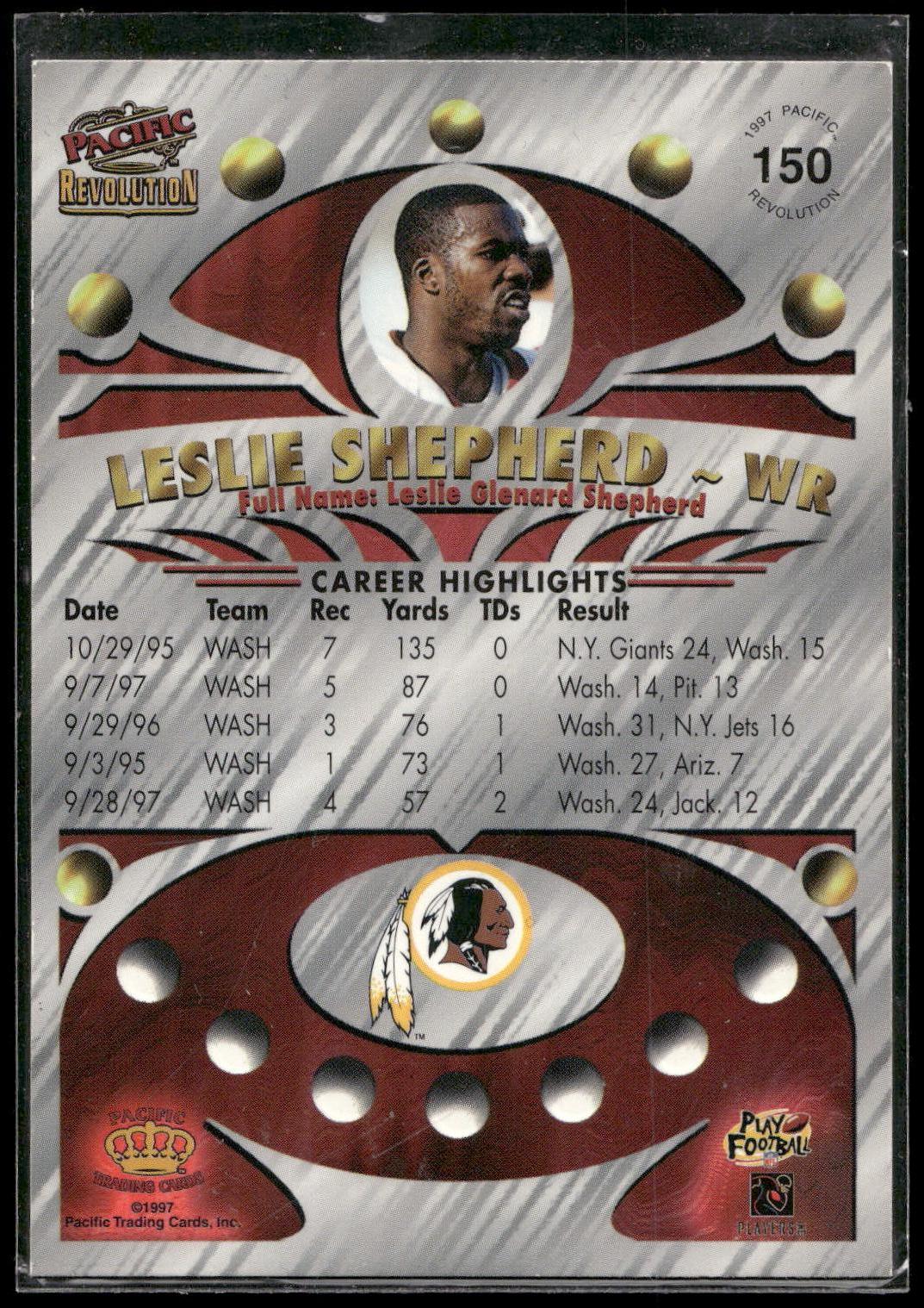 1997 Pacific Revolution #150 Leslie Shepherd
