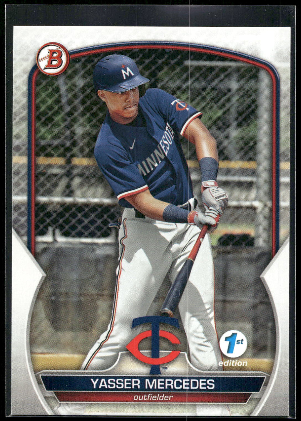 2023 Bowman 1st Edition #BPPF-99 Yasser Mercedes