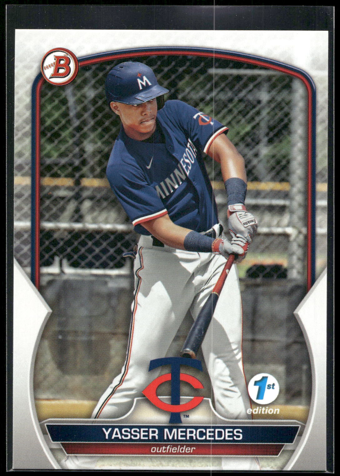 2023 Bowman 1st Edition #BPPF-99 Yasser Mercedes