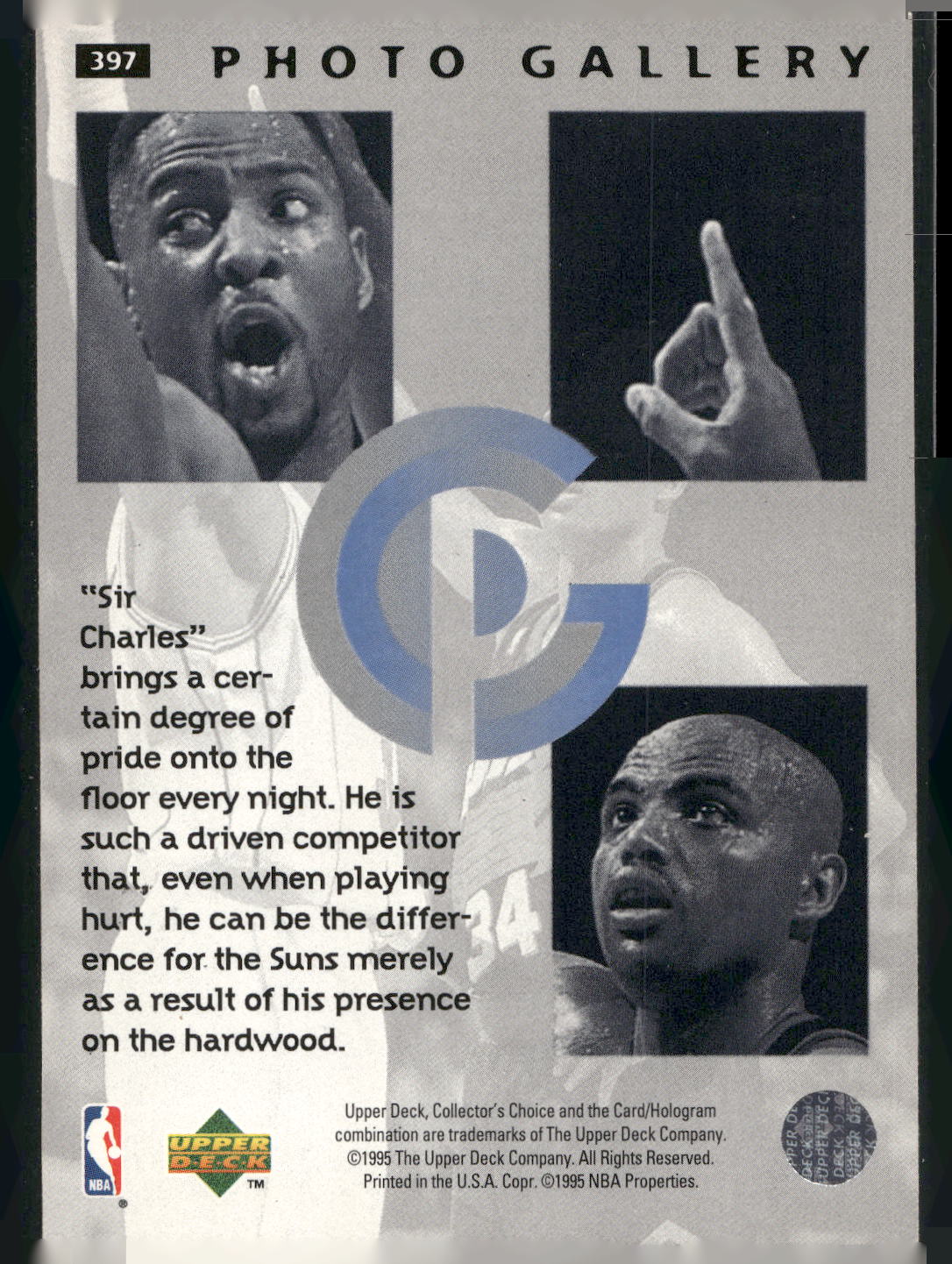 1995-96 Collector's Choice #397 Charles Barkley