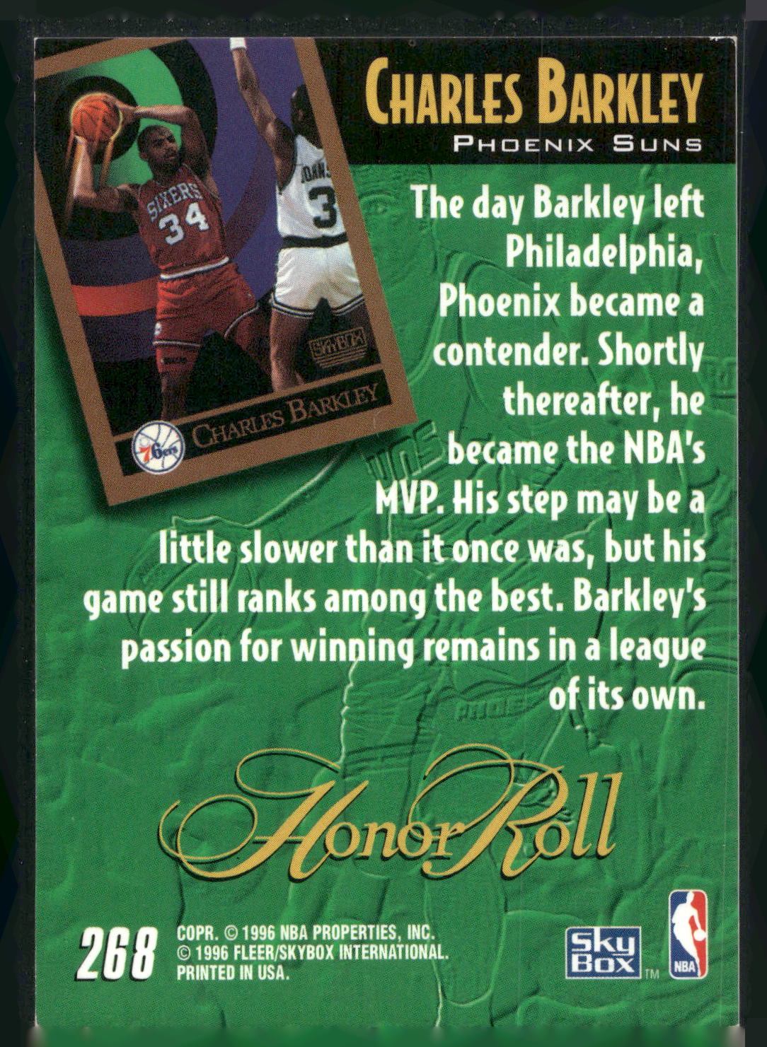 1995-96 SkyBox Premium #268 Charles Barkley