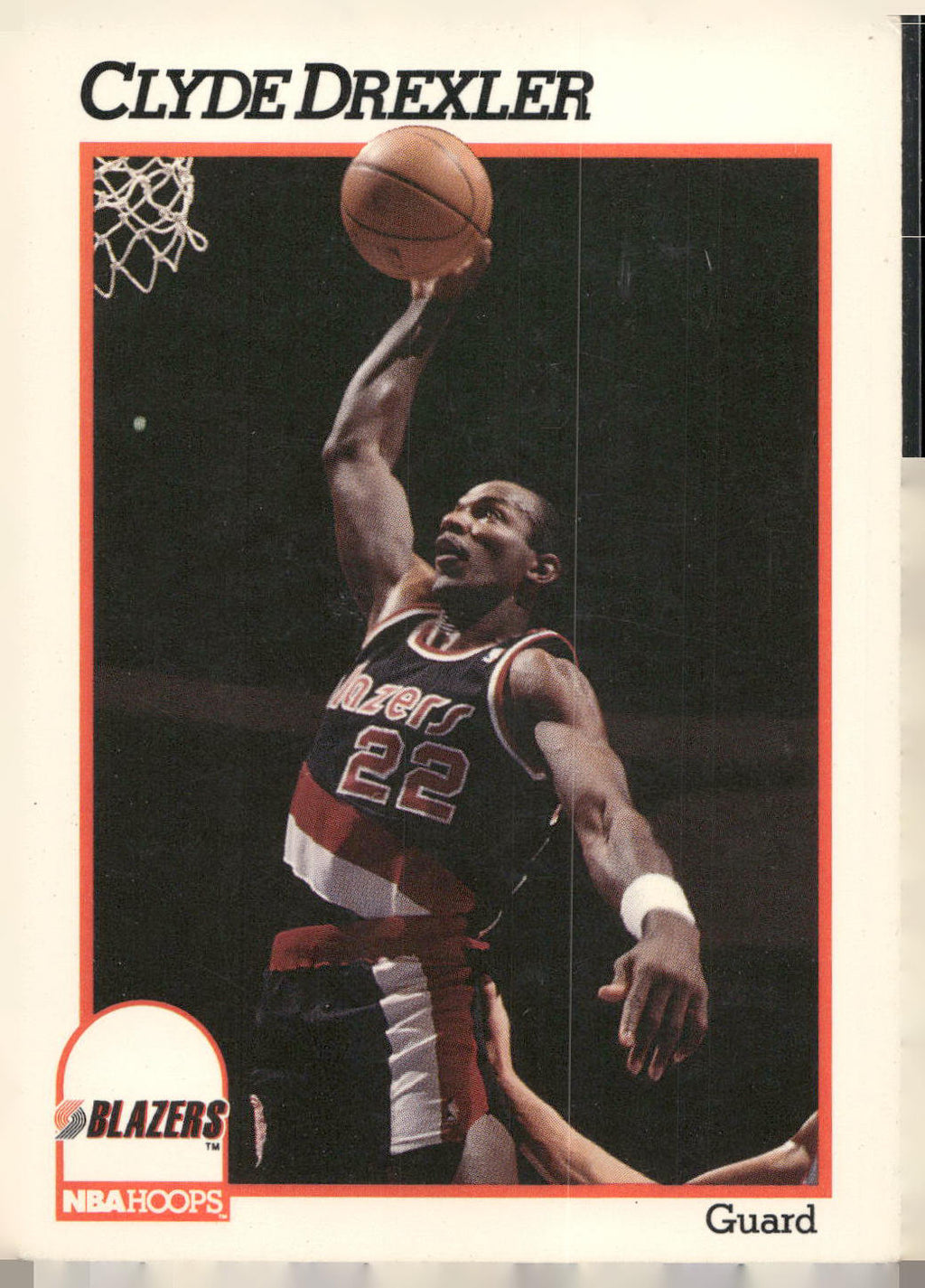 1991-92 Hoops #174 Clyde Drexler