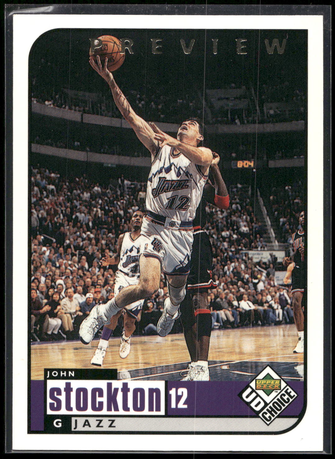 1998-99 UD Choice Preview #142 John Stockton