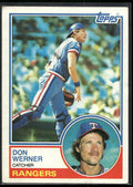1983 Topps #504 Don Werner