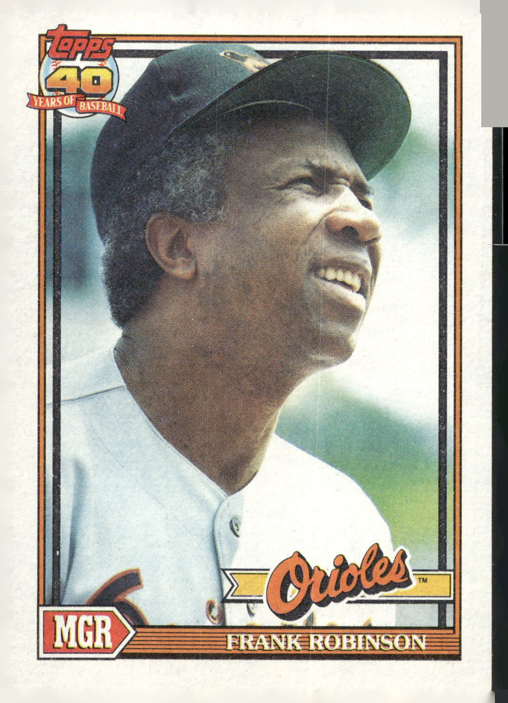 1991 Topps #639 Frank Robinson