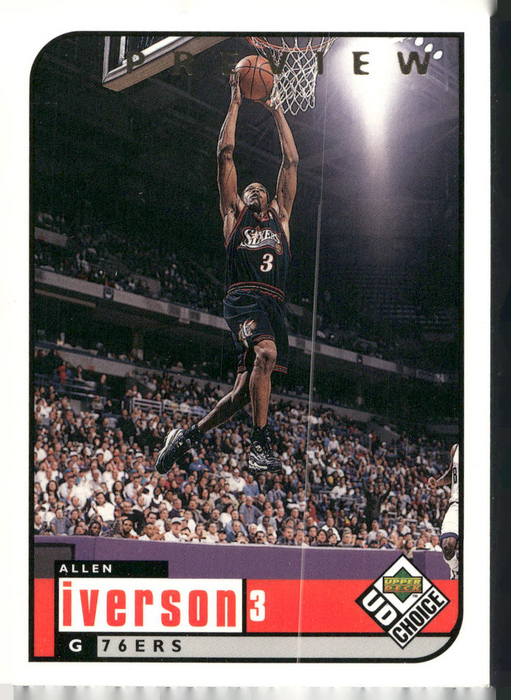 1998-99 UD Choice #105 Allen Iverson