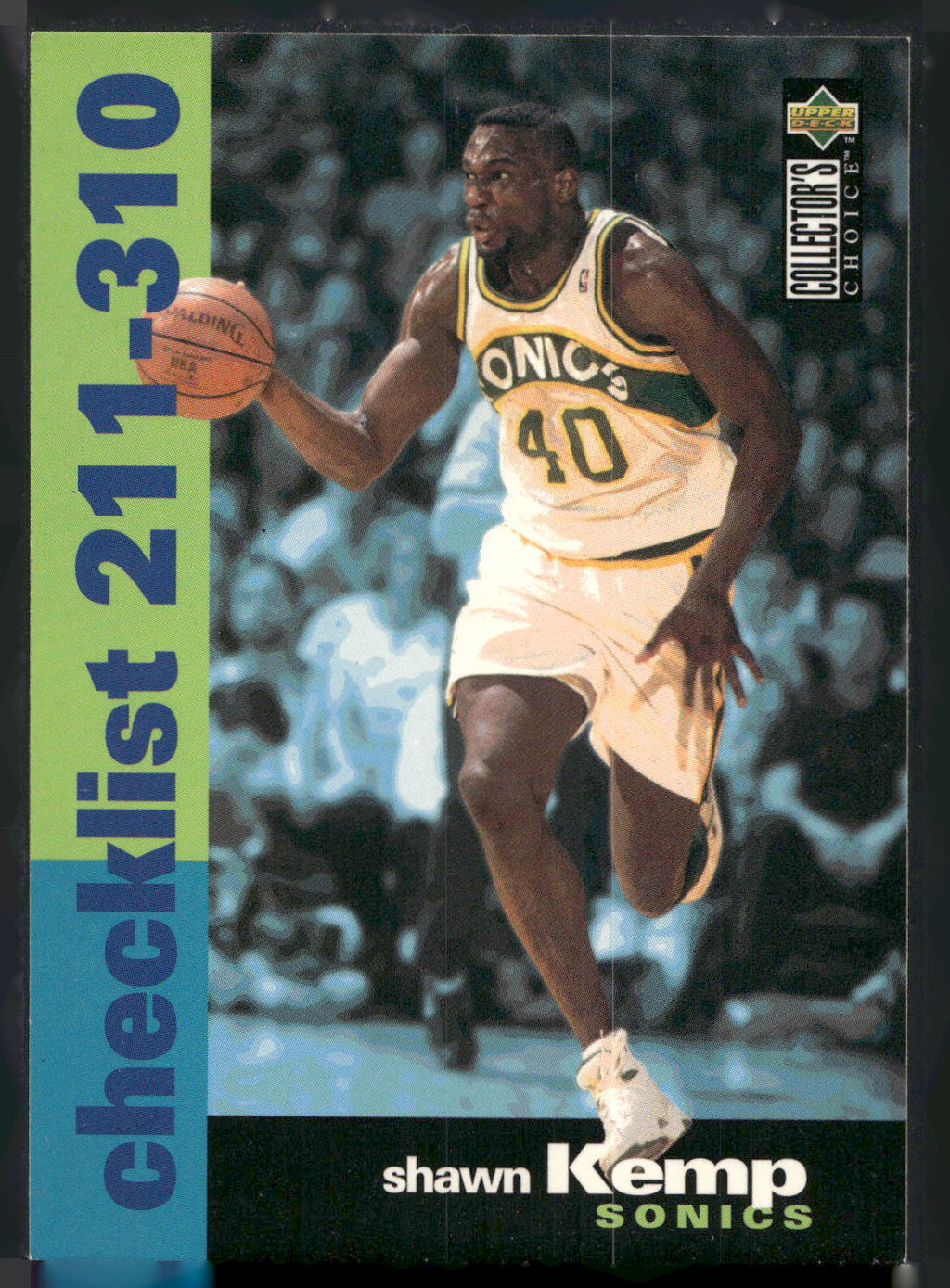 1995-96 Collector's Choice #409 Shawn Kemp