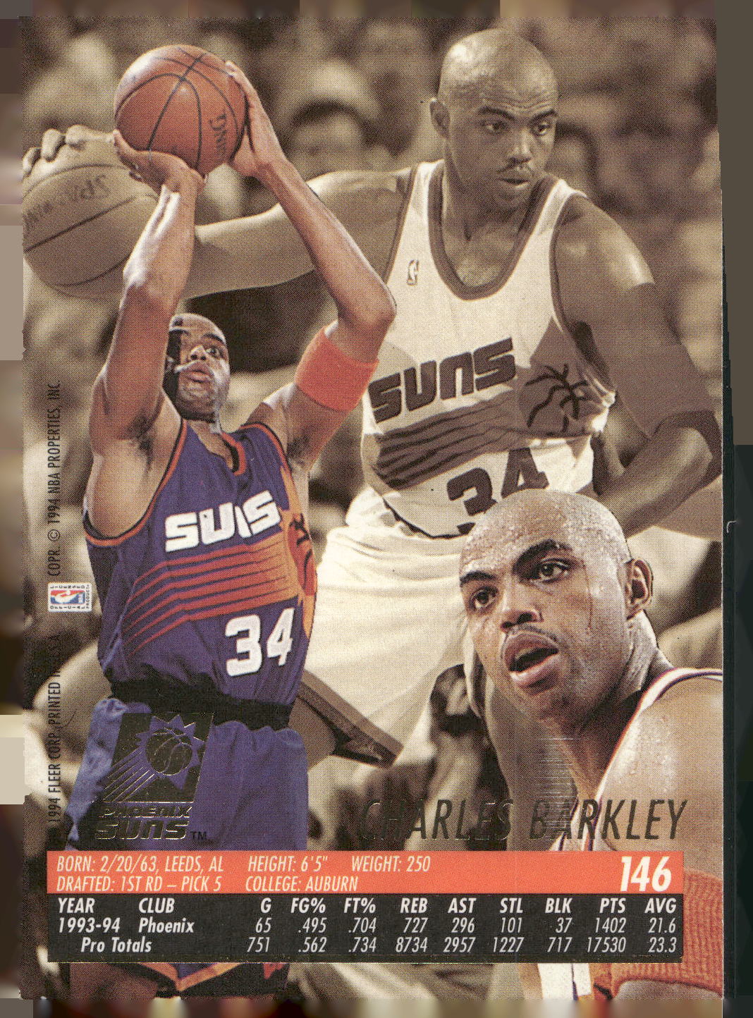 1994-95 Ultra #146 Charles Barkley