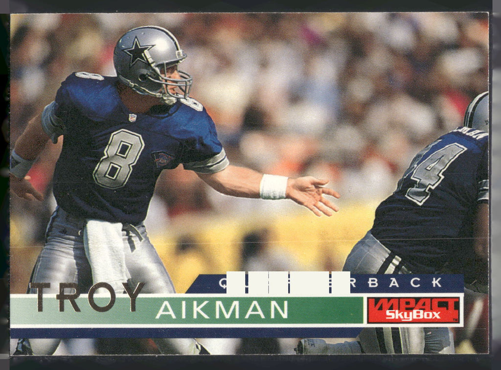 1995 SkyBox Impact #34 Troy Aikman
