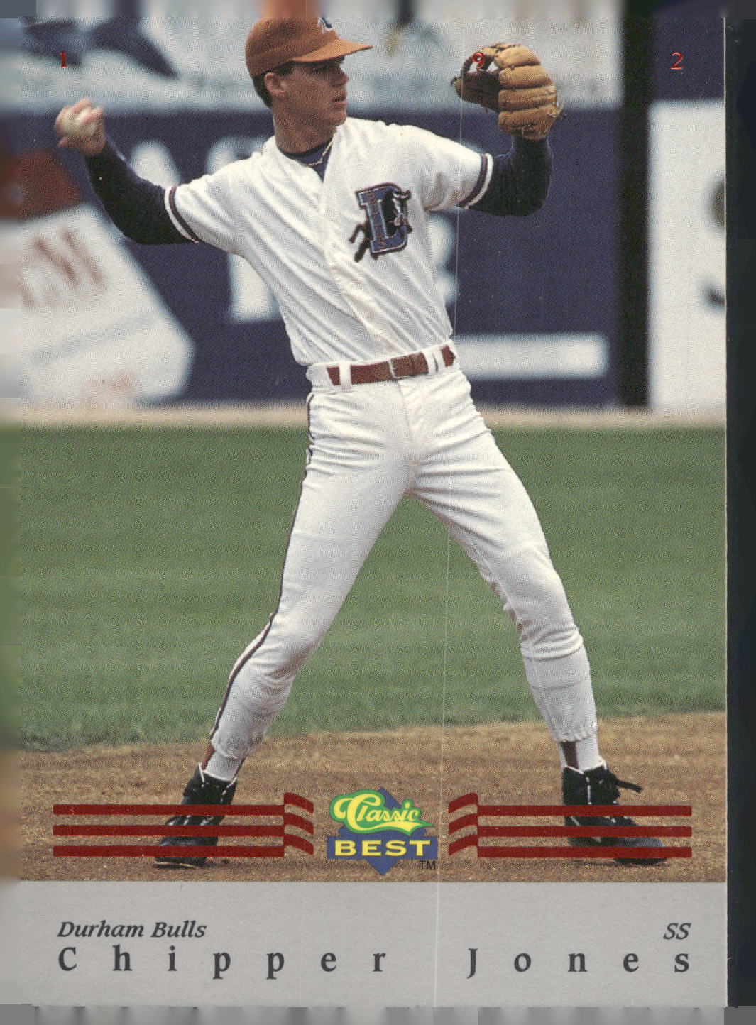 1992 Classic Best #BC7 Chipper Jones Red Bonus