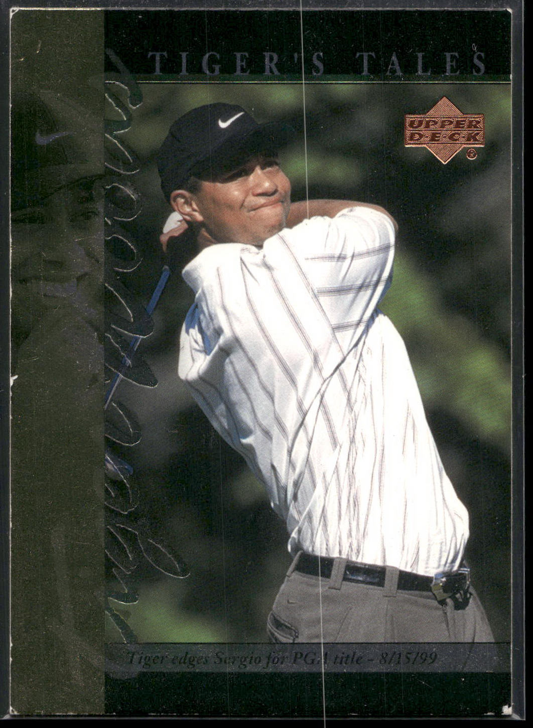 2001 Upper Deck #TT17 Tiger Woods Tiger's Tales