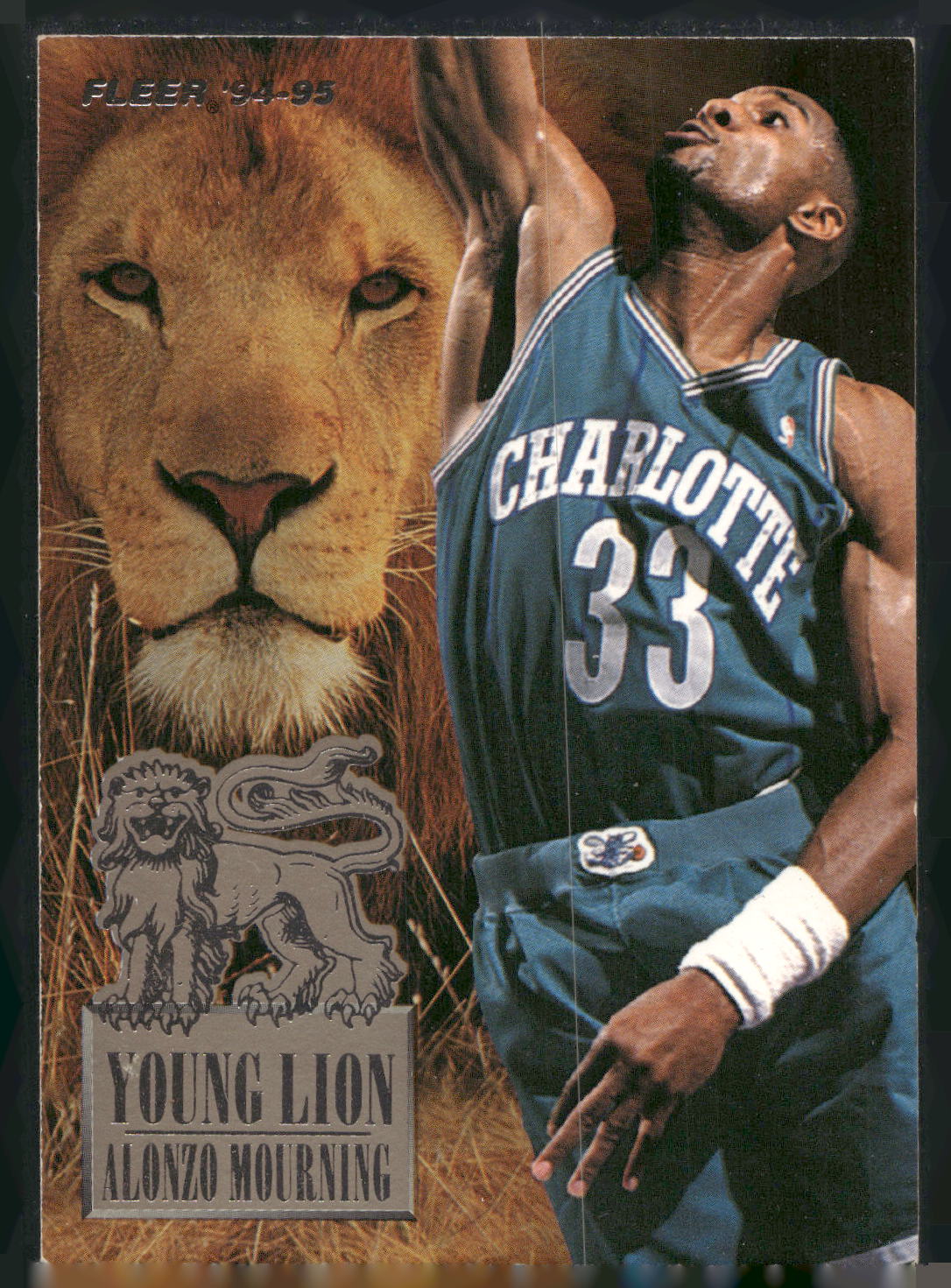 1994-95 Fleer #4 Alonzo Mourning Young Lions