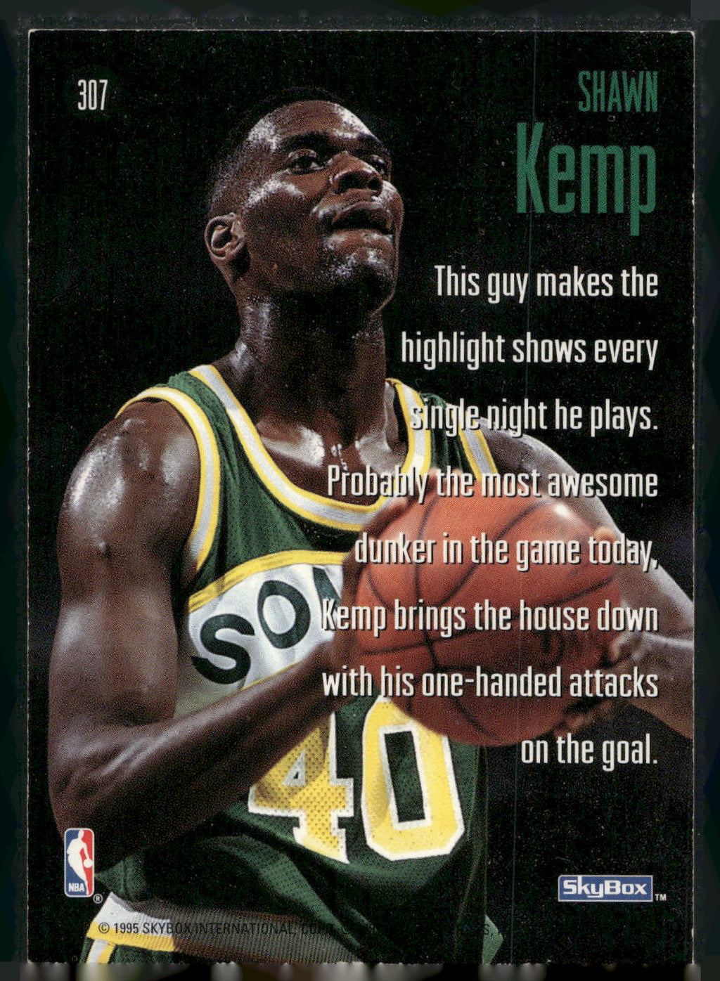 1994-95 SkyBox Premium #307 Shawn Kemp