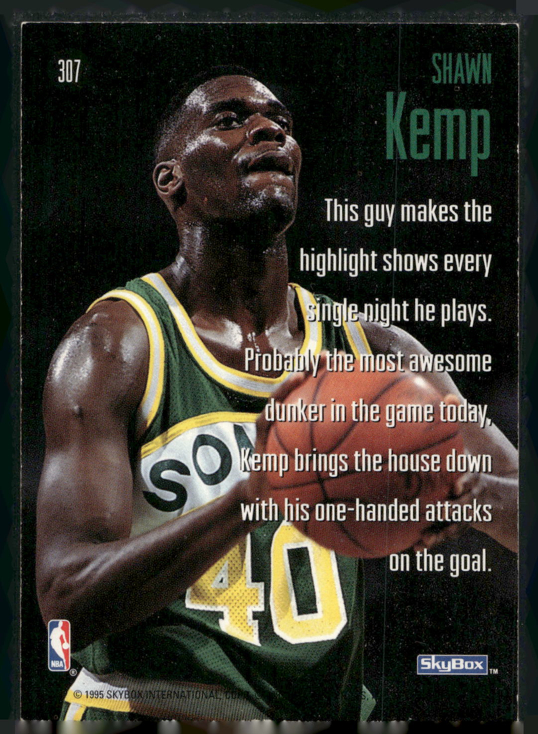 1994-95 SkyBox Premium #307 Shawn Kemp