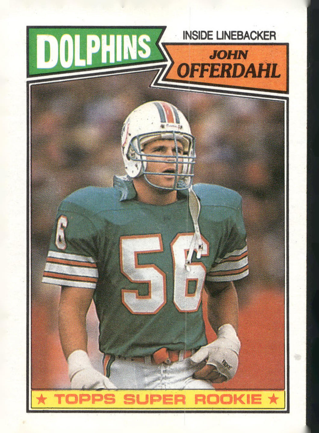 1987 Topps #244 John Offerdahl