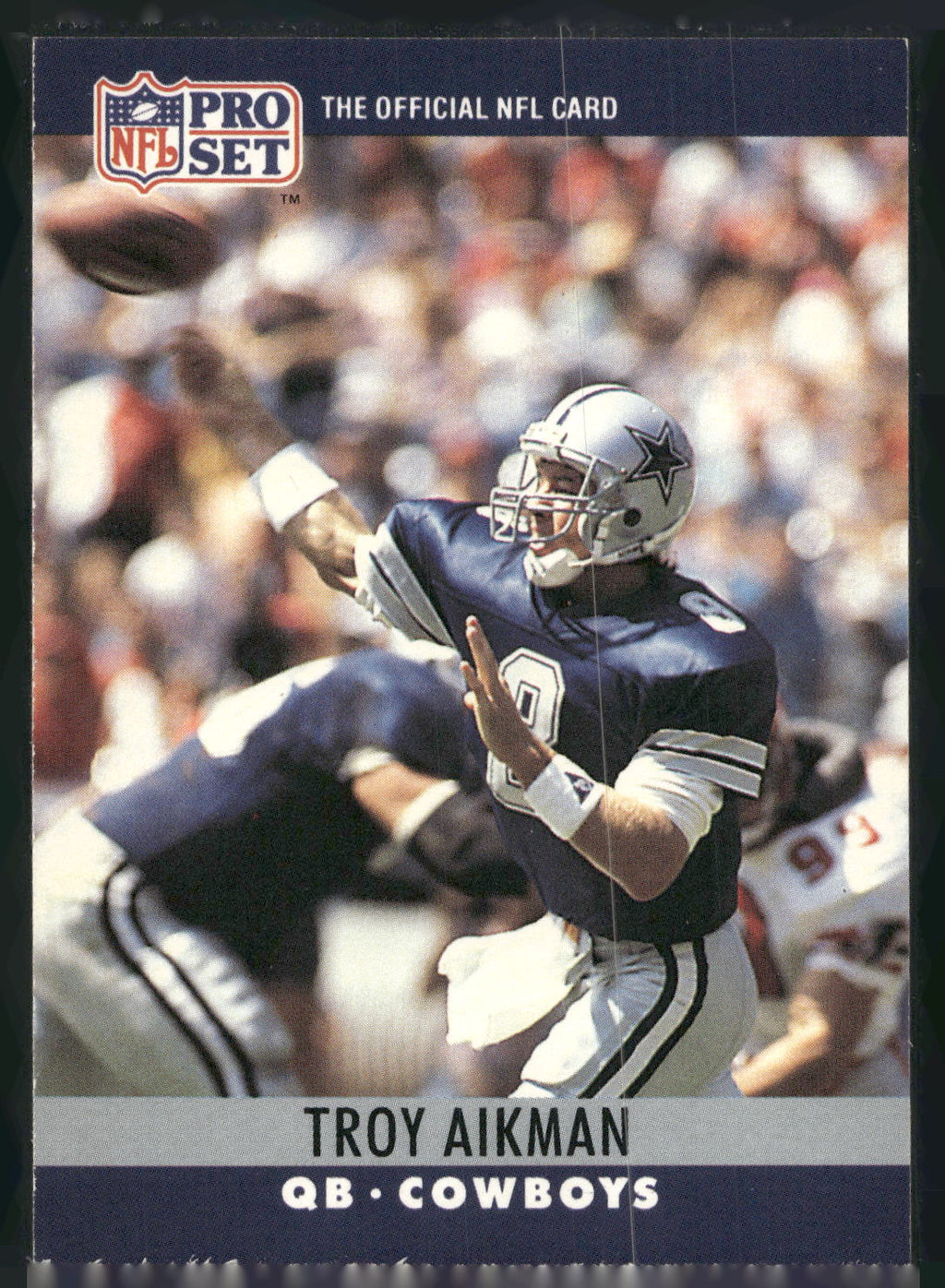 1990 Pro Set #78 Troy Aikman