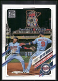 2021 Topps #553 Twins Up The Middle (Marwin Gonzalez / Jorge Polanco)