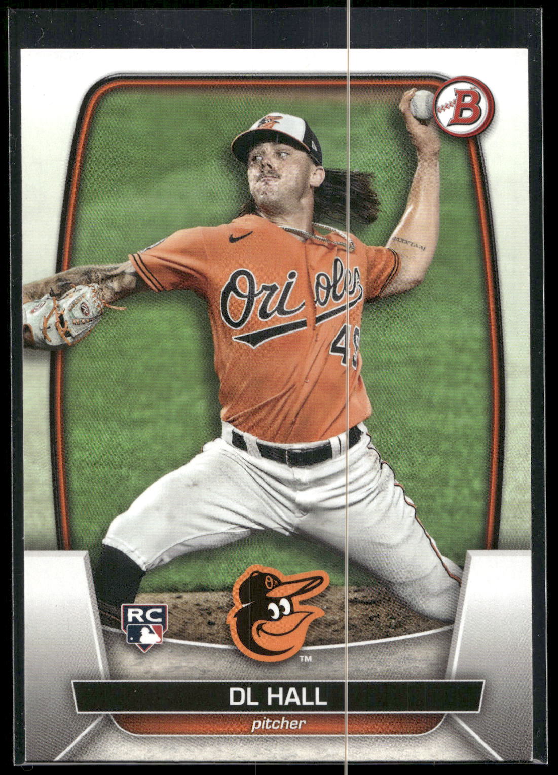 2023 Bowman #9 DL Hall