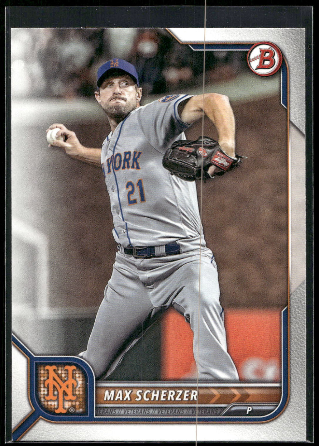2022 Bowman #91 Max Scherzer