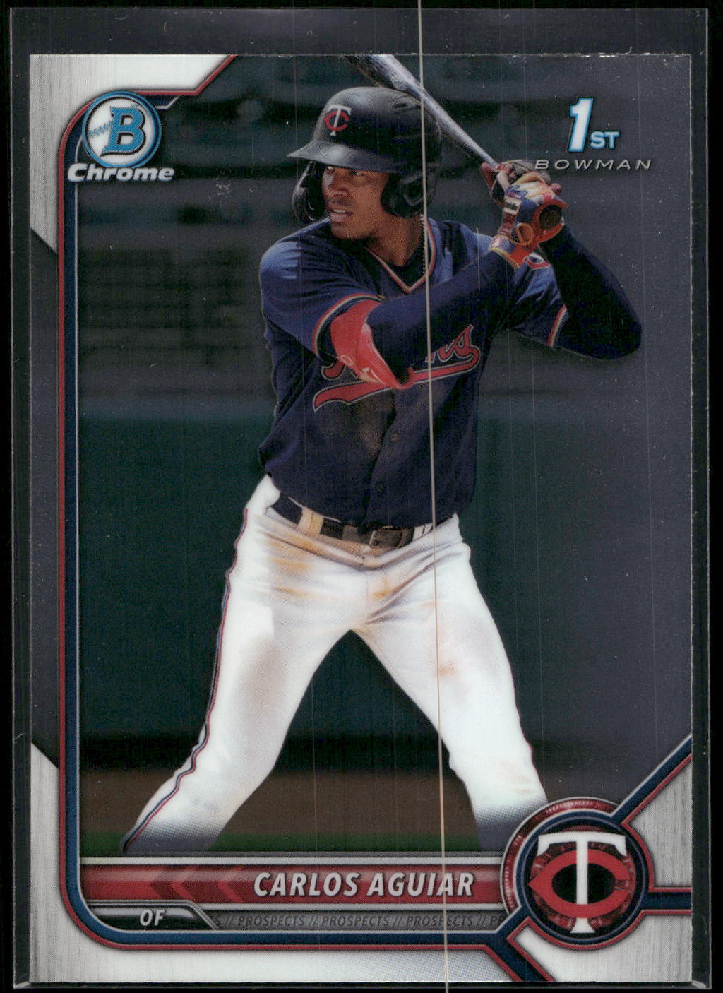 2022 Bowman #BCP-1 Carlos Aguiar Chrome Prospects