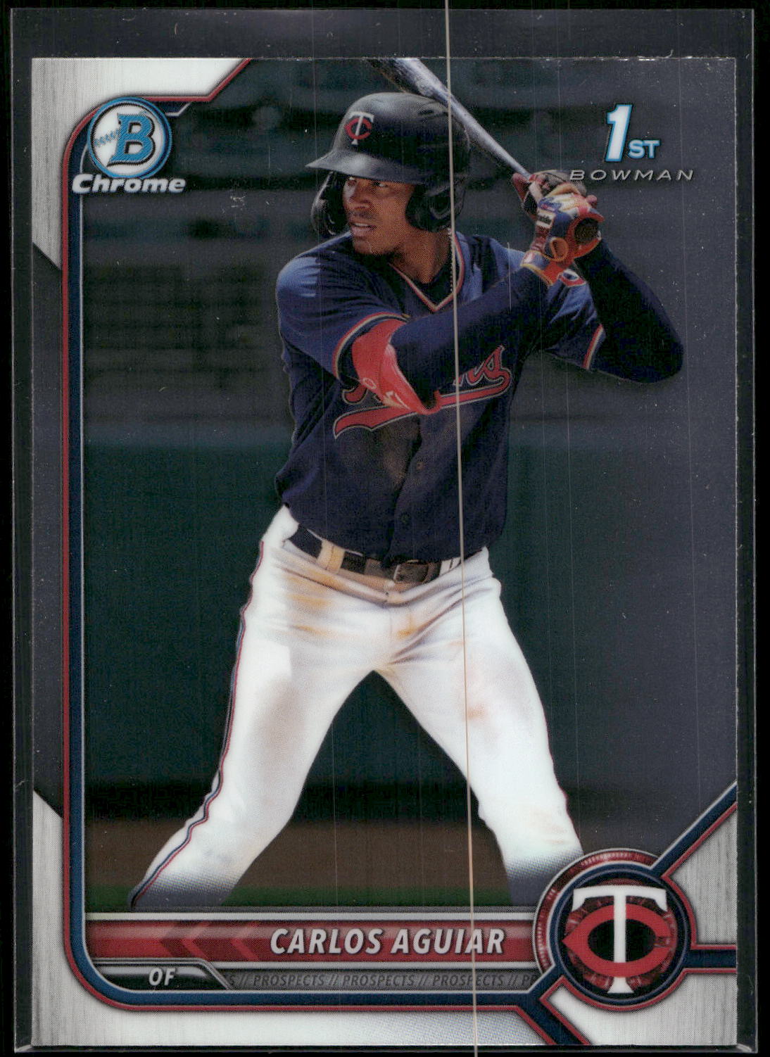 2022 Bowman #BCP-1 Carlos Aguiar Chrome Prospects