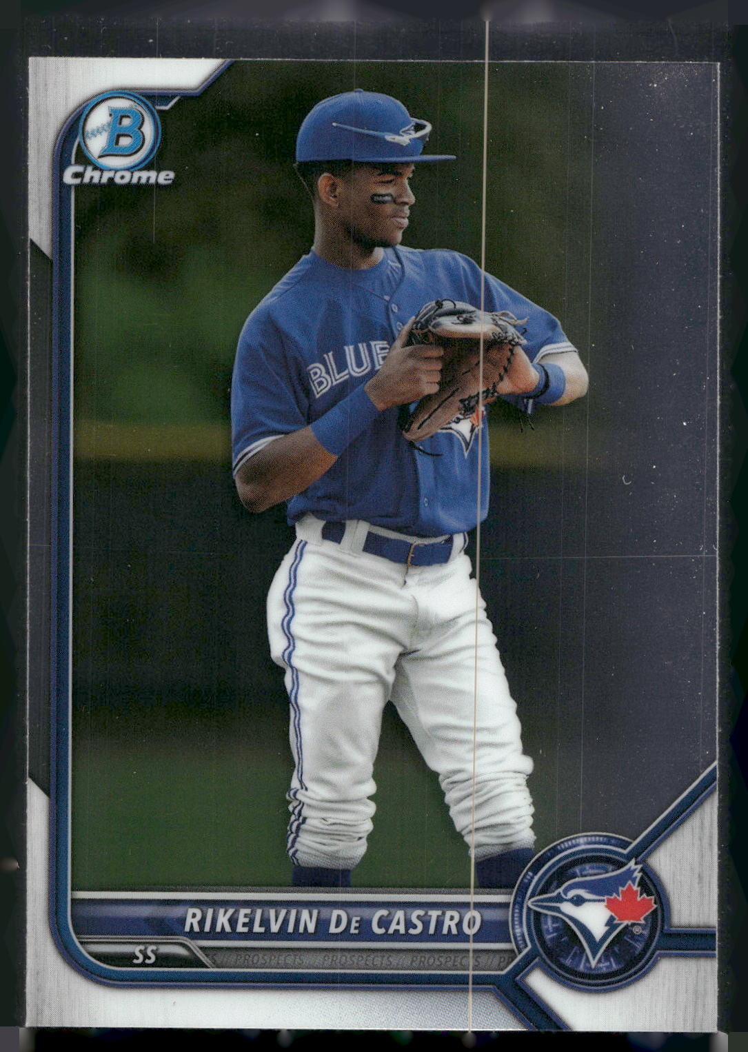 2022 Bowman #BCP-25 Rikelvin De Castro Chrome Prospects
