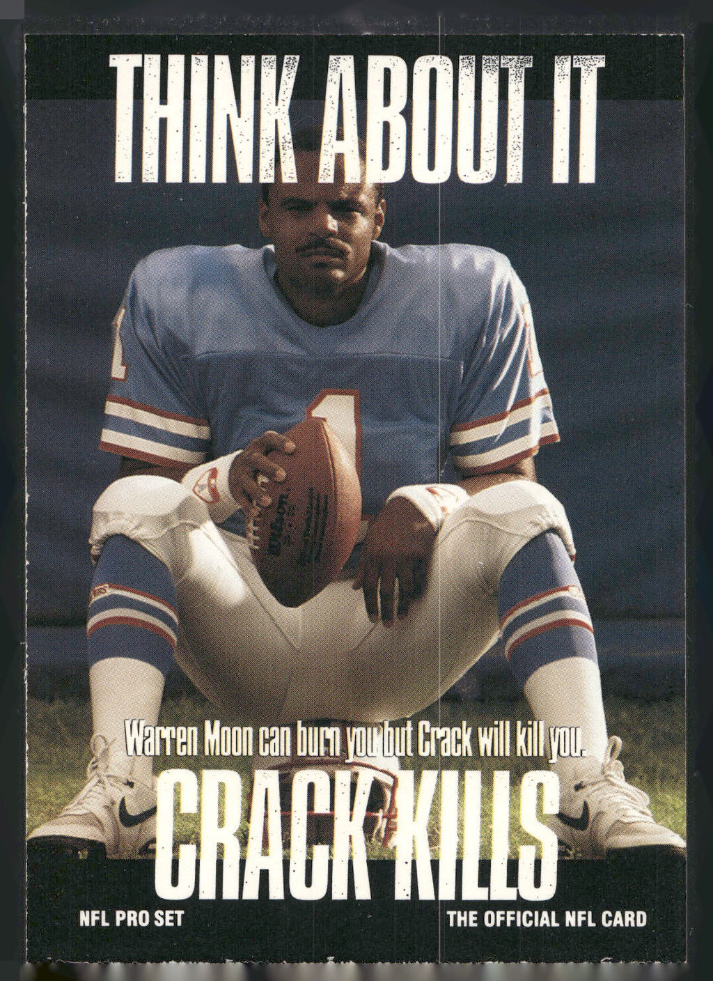 1991 Pro Set #370b Warren Moon