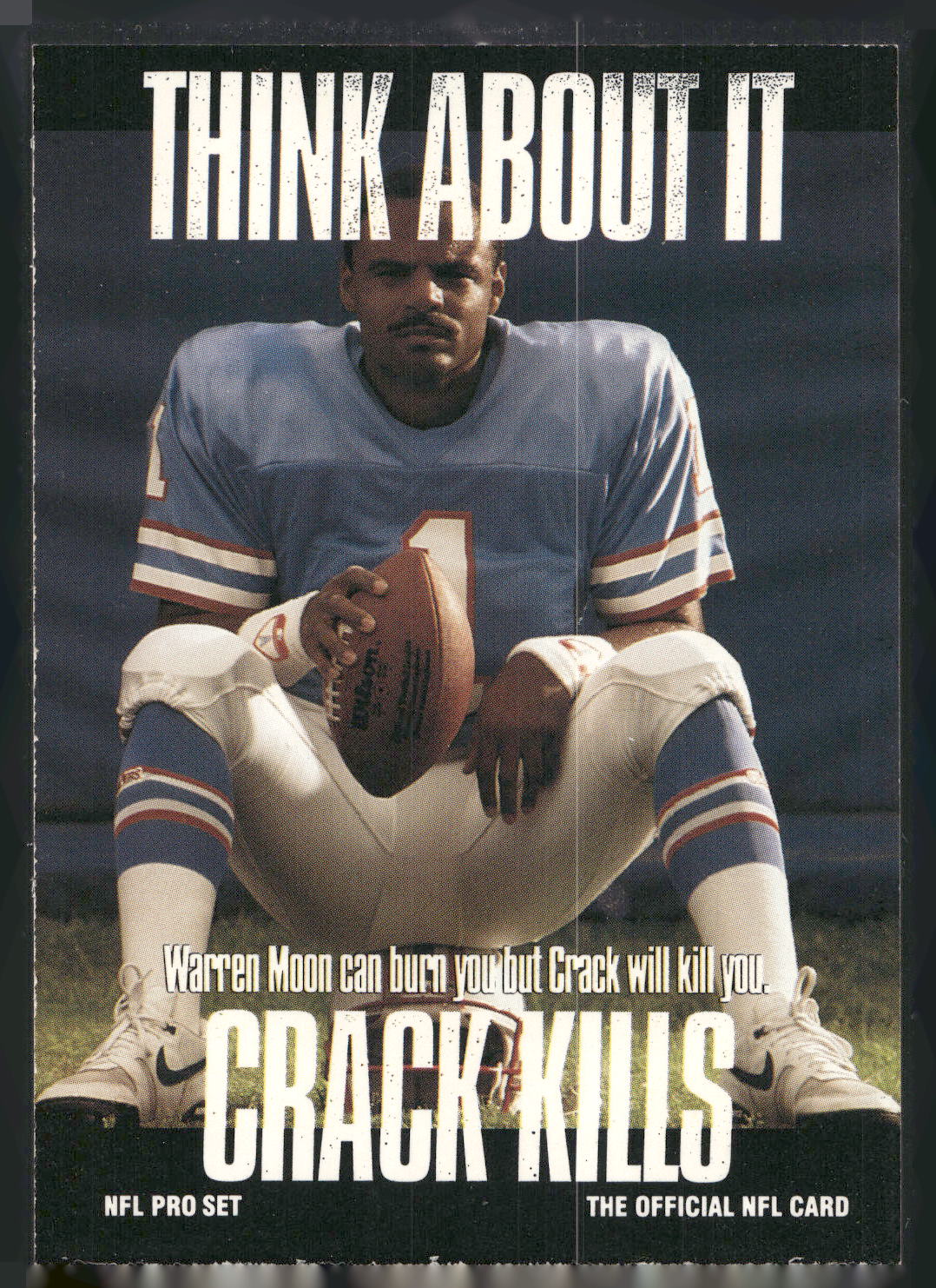 1991 Pro Set #370b Warren Moon
