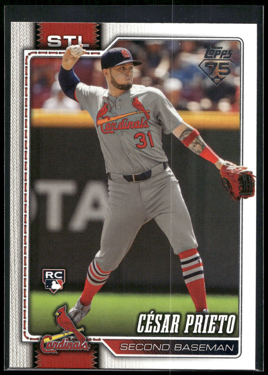 2026 Topps #95 Cesar Prieto