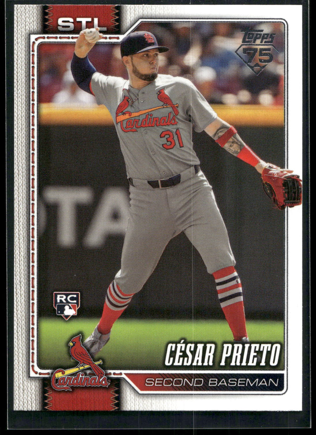 2026 Topps #95 Cesar Prieto