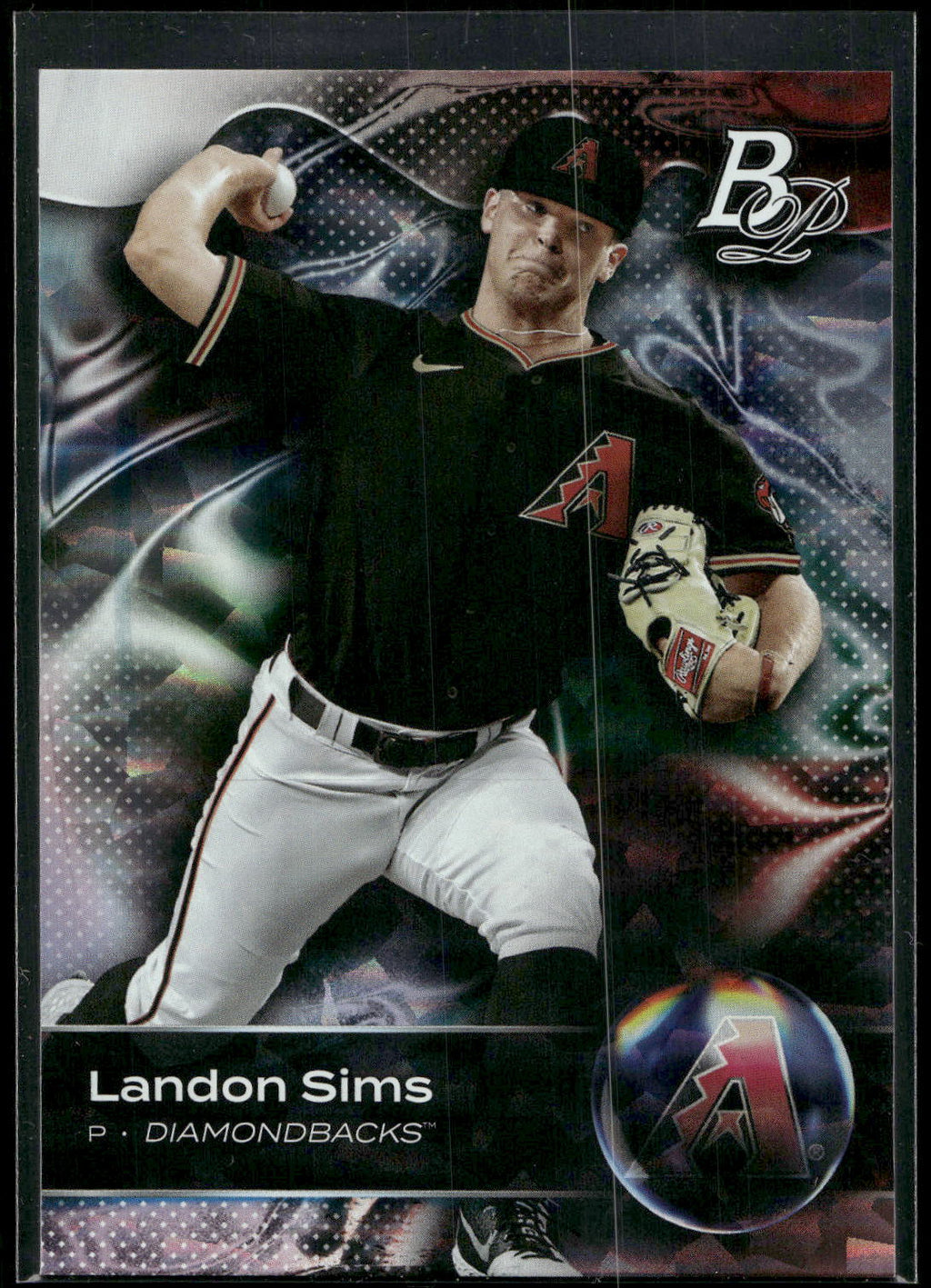 2023 Bowman Platinum #TOP-94 Landon Sims Top Prospects Ice Foil