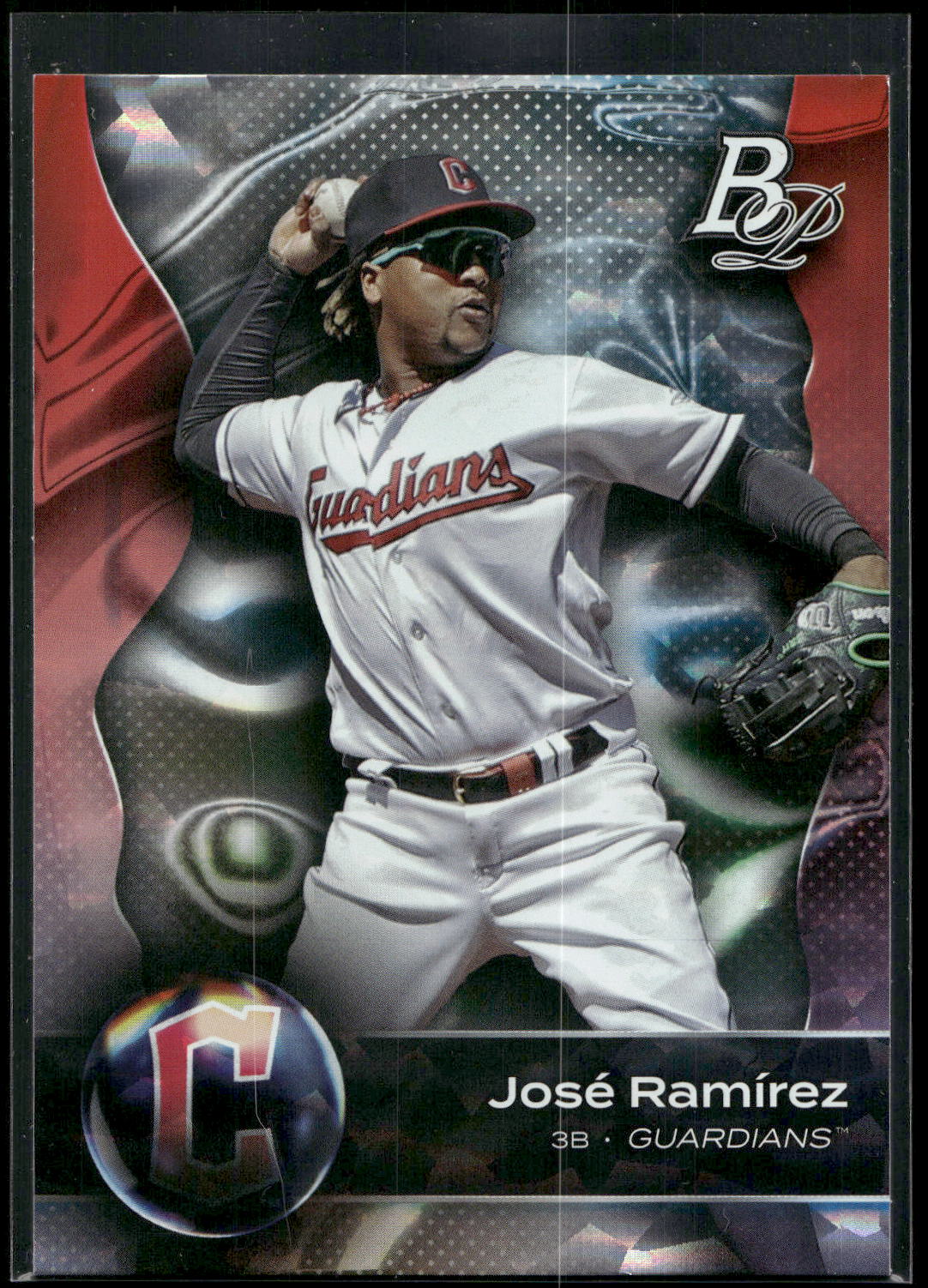2023 Bowman Platinum #95 José Ramírez Ice Foil
