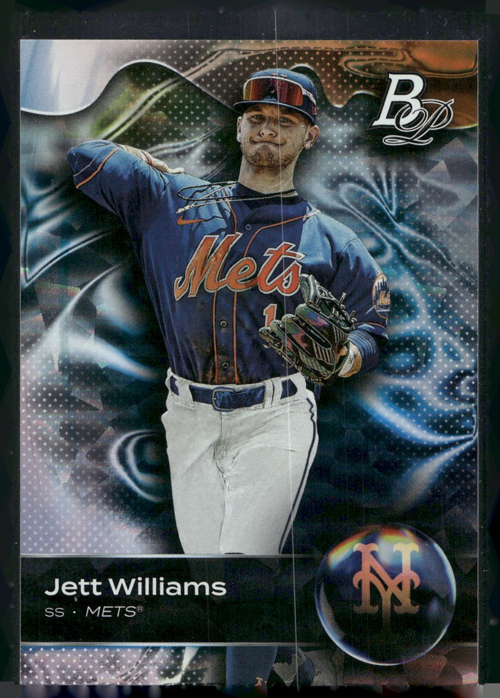 2023 Bowman Platinum #TOP-96 Jett Williams Top Prospects Ice Foil