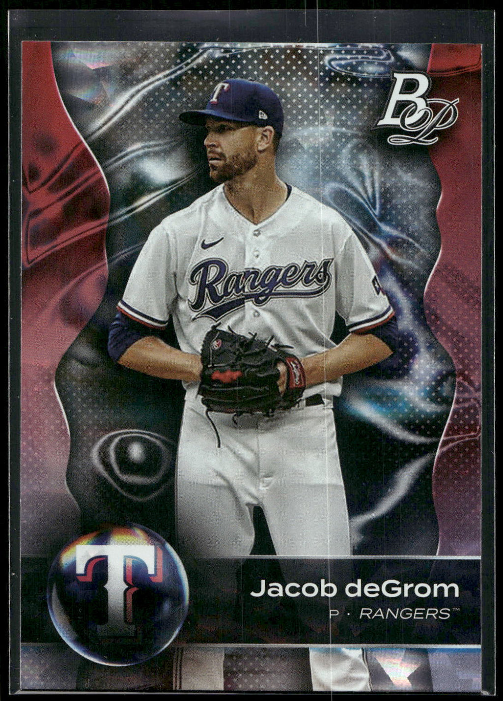 2023 Bowman Platinum #90 Jacob deGrom Ice Foil