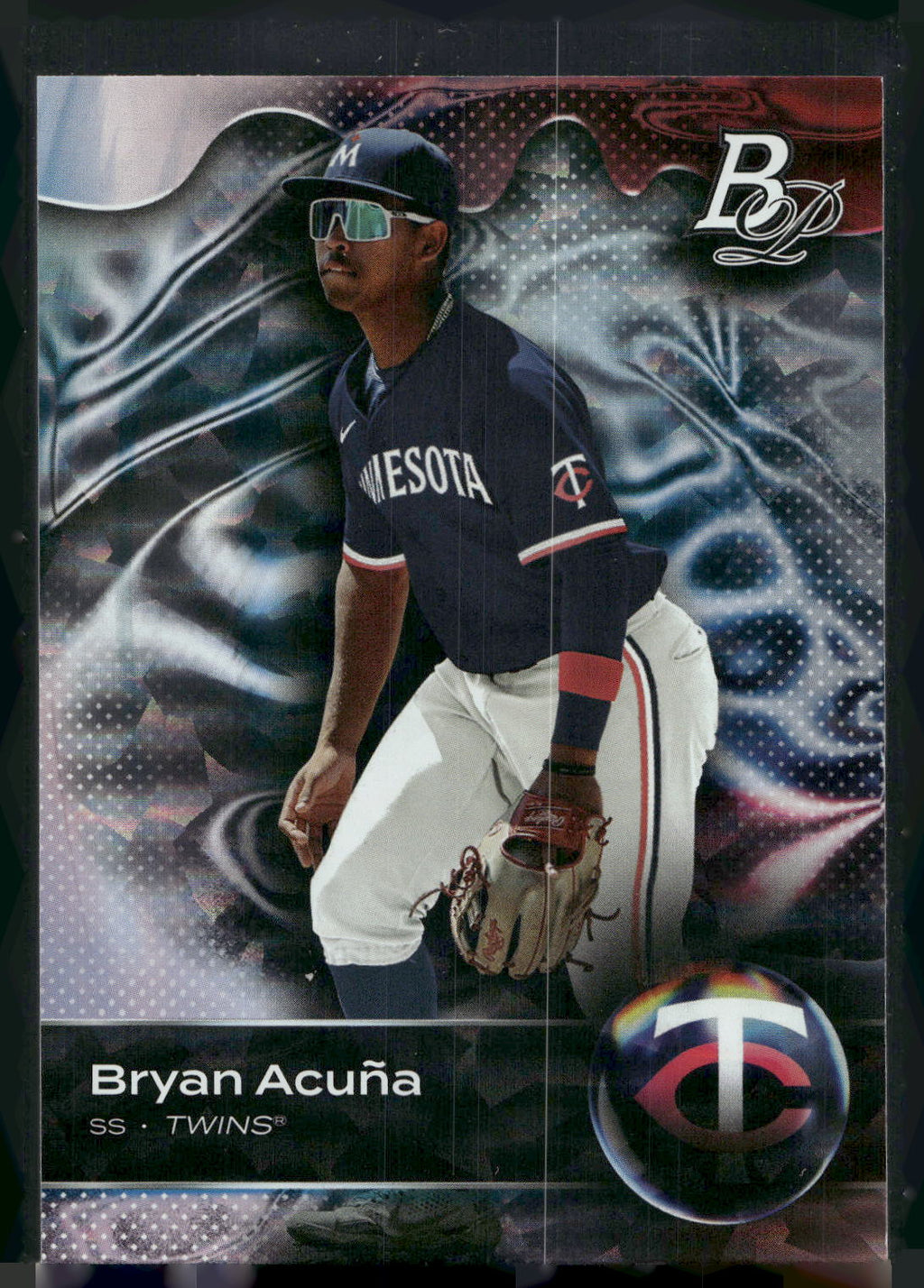 2023 Bowman Platinum #TOP-86 Bryan Acuña Top Prospects Ice Foil