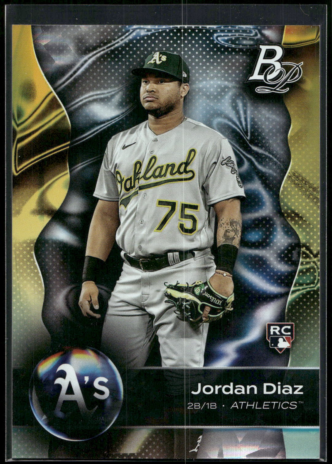 2023 Bowman Platinum #27 Jordan Diaz Ice Foil