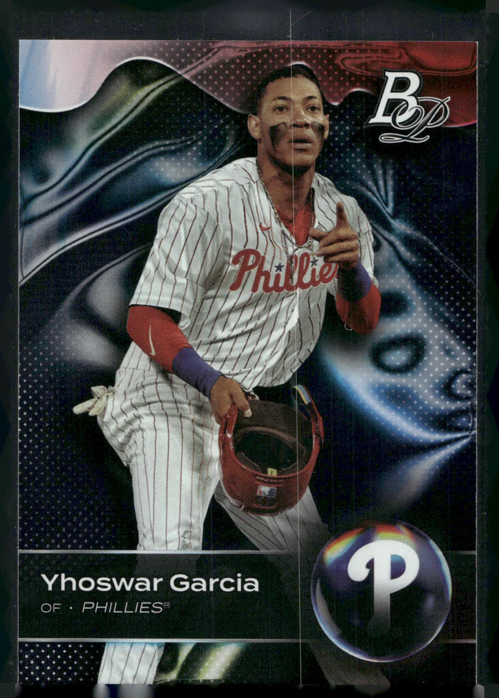 2023 Bowman Platinum #TOP-71 Yhoswar Garcia Top Prospects