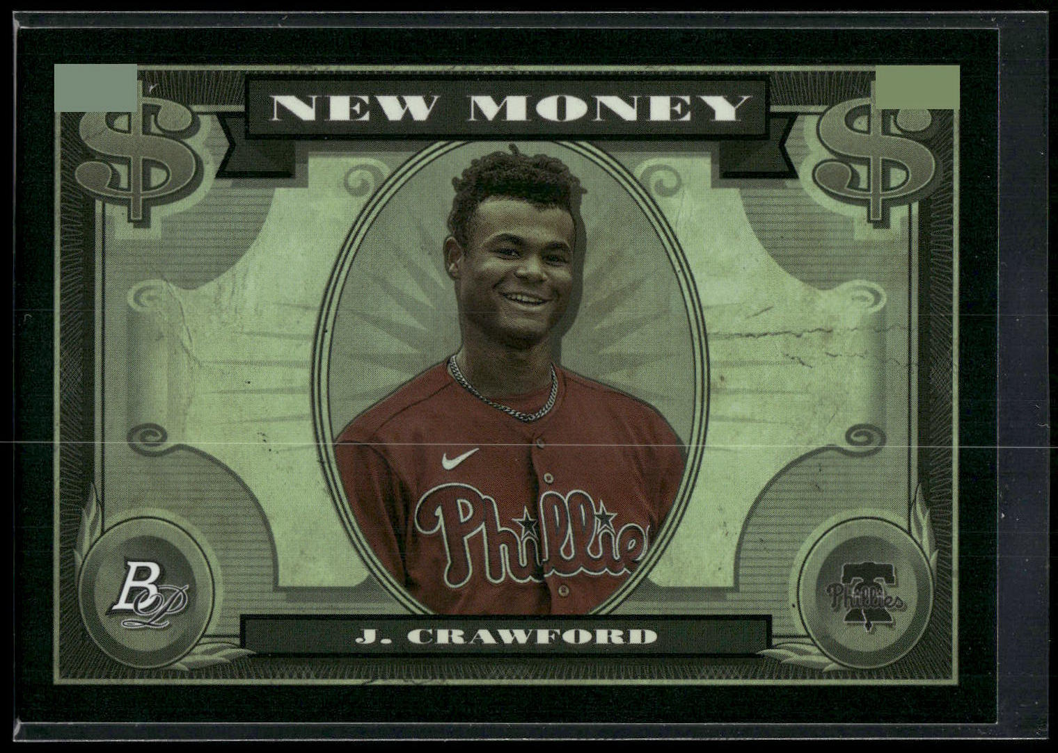 2023 Bowman Platinum #NM-16 Justin Crawford New Money