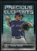 2023 Bowman Platinum #PE-29 Tucker Toman Precious Elements