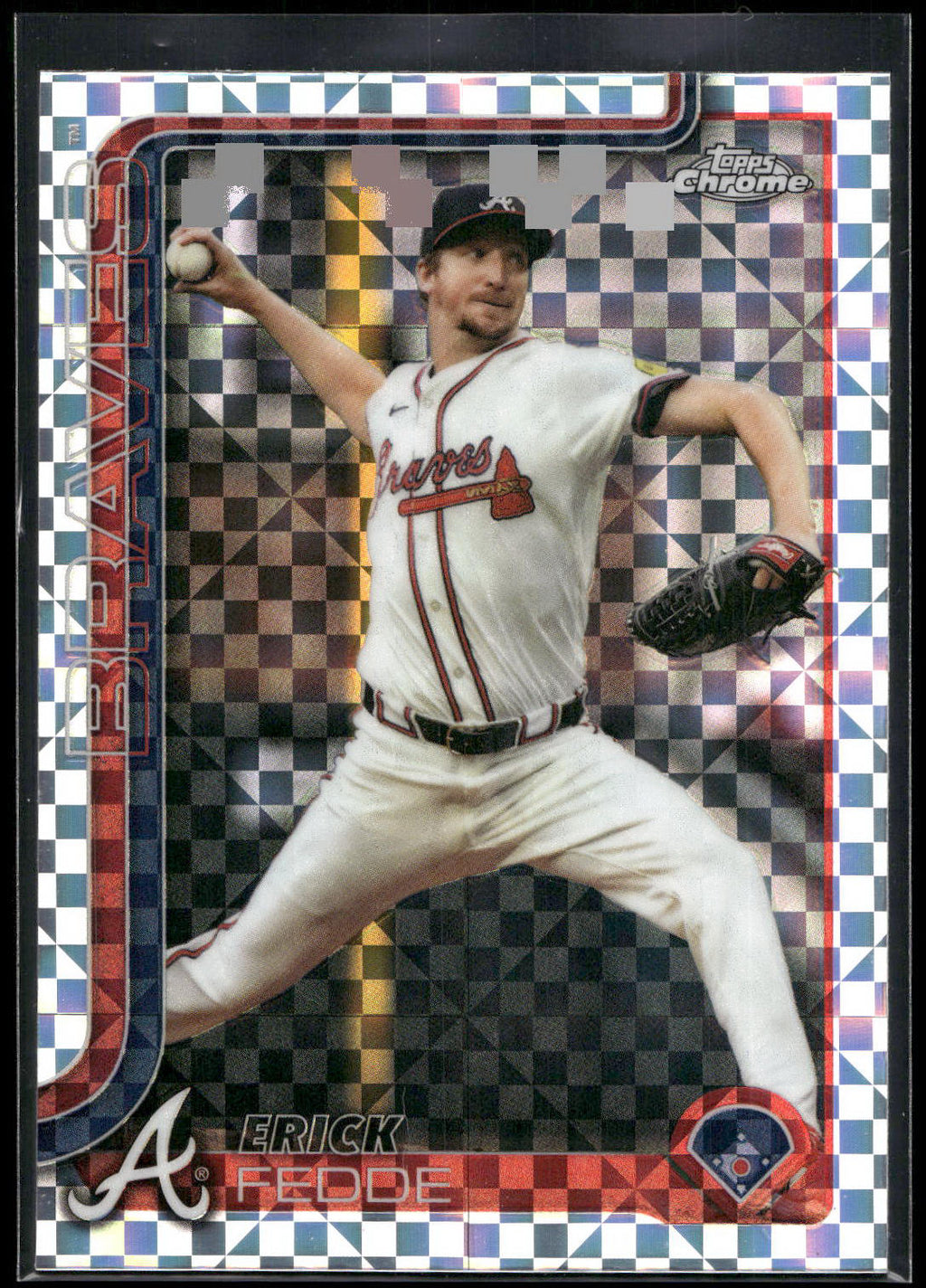 2025 Topps Chrome Update #USC89 Erick Fedde X-Fractors