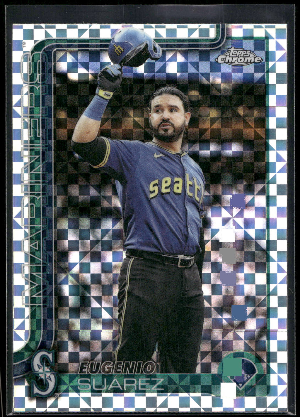 2025 Topps Chrome Update #USC125 Eugenio Suárez X-Fractors
