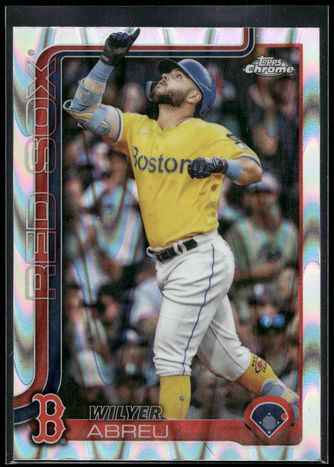 2025 Topps Chrome Update #USC118 Wilyer Abreu RayWave Refractor