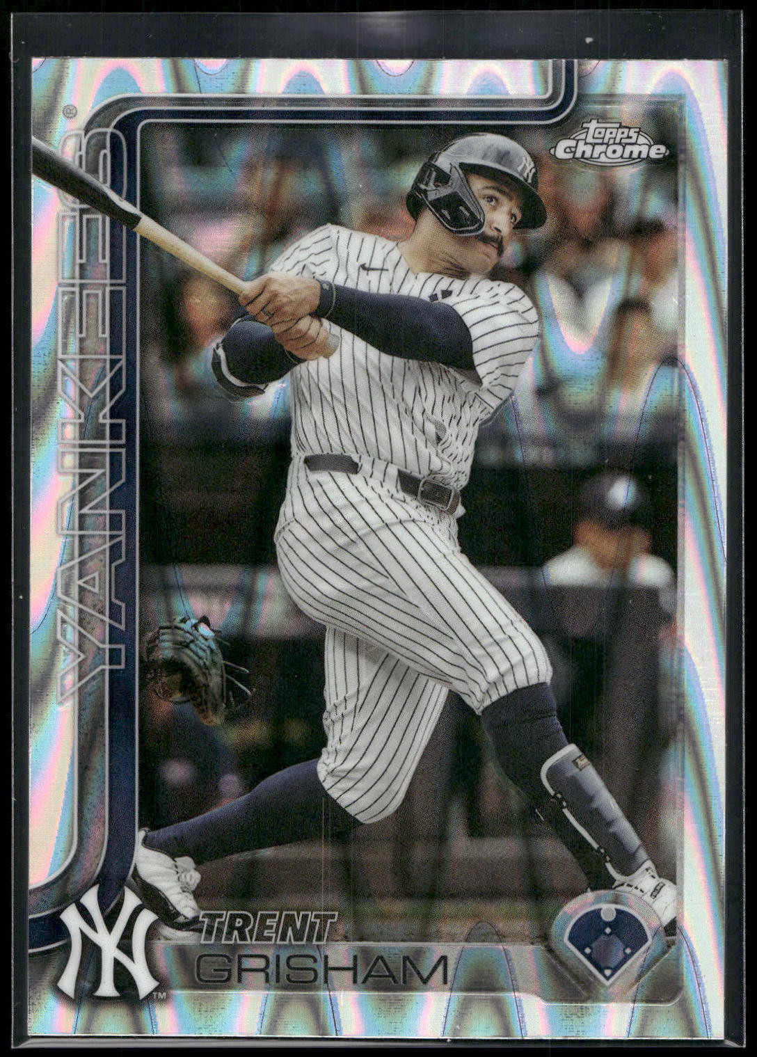 2025 Topps Chrome Update #USC54 Trent Grisham RayWave Refractor