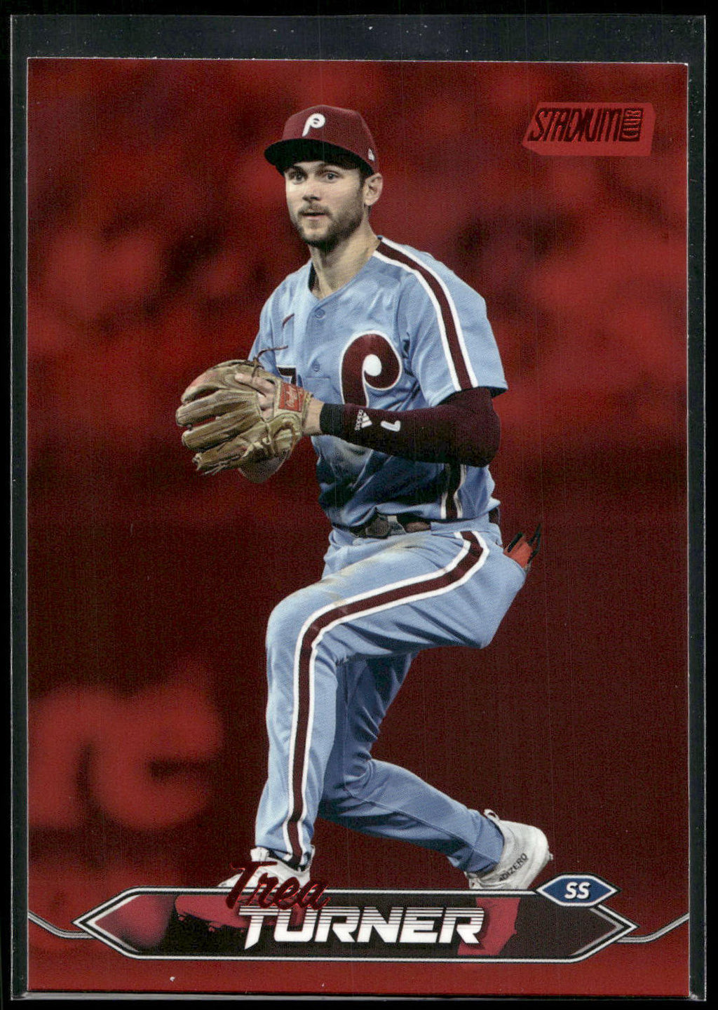 2024 Stadium Club #234 Trea Turner Red Foil