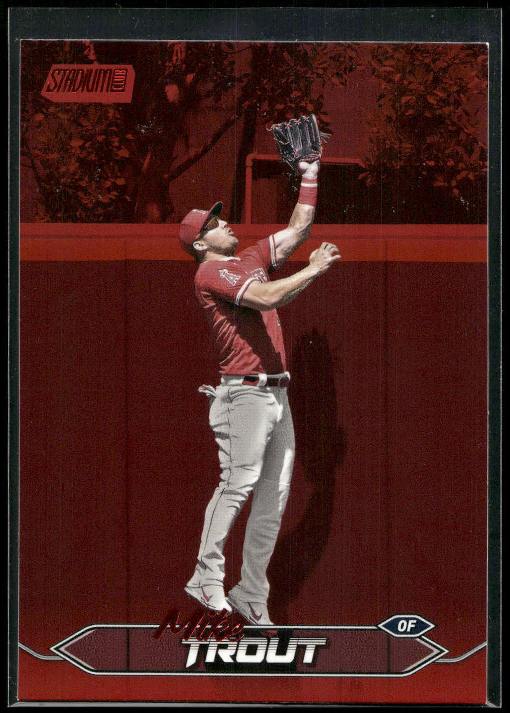 2024 Stadium Club #1 Mike Trout Red Foil