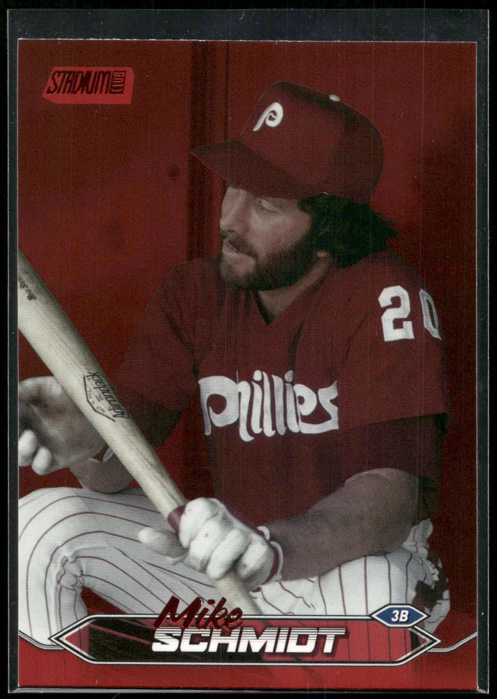 2024 Stadium Club #260 Mike Schmidt Red Foil