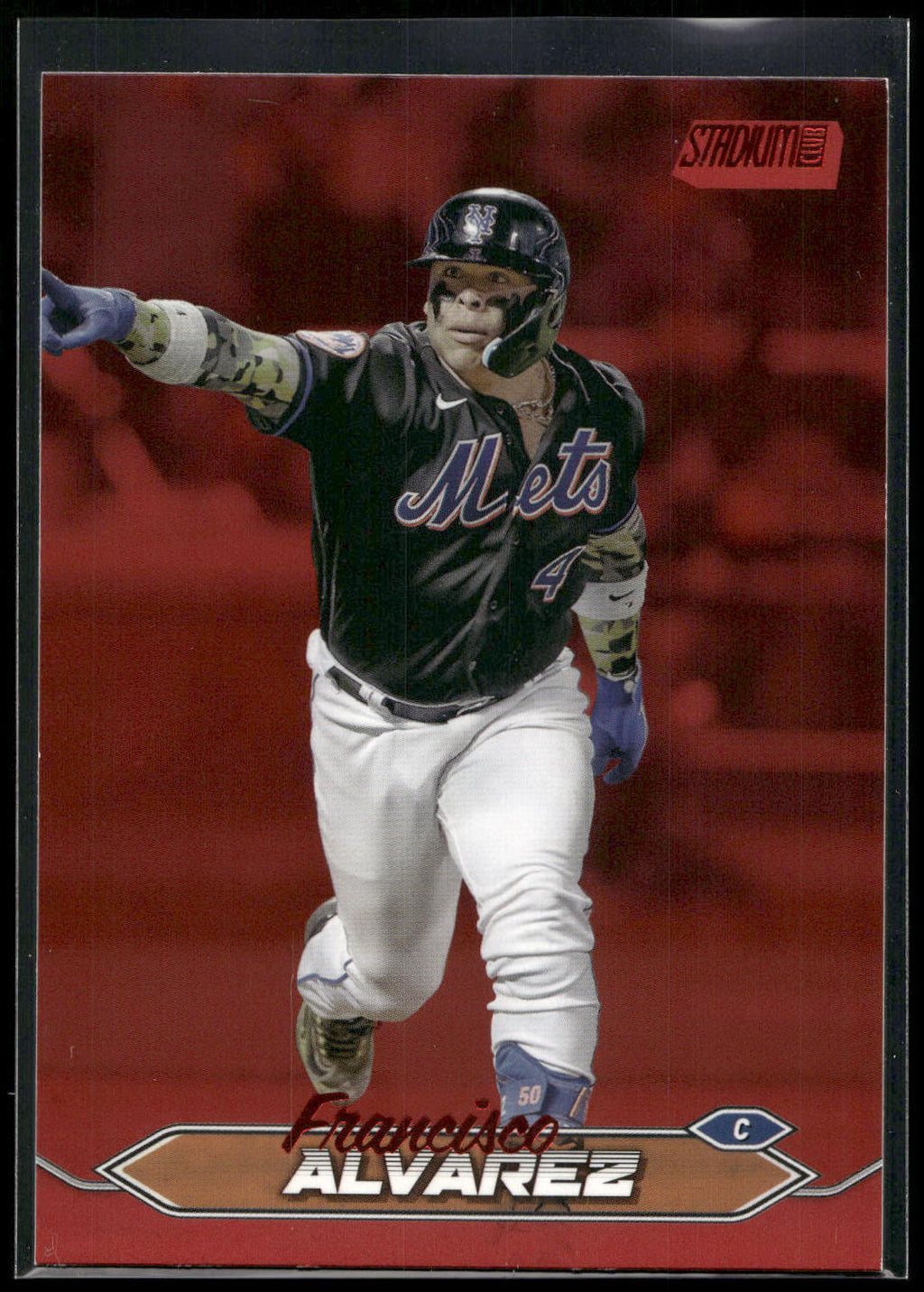 2024 Stadium Club #110 Francisco Alvarez Red Foil