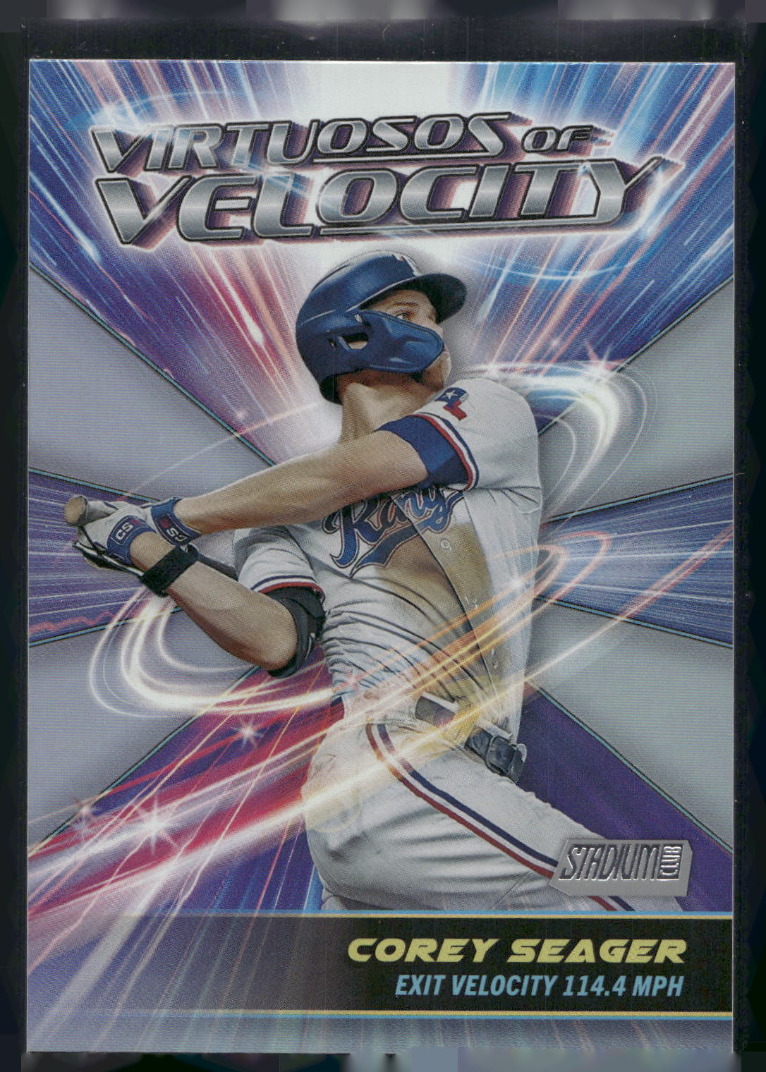 2024 Stadium Club #VV-9 Corey Seager Virtuosos of Velocity